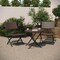 Flash Furniture Rouen 3-Pc Foldable French Bistro Set, PE Rattan Back, Seat and Table Top, Brown w/Blk Steel Frames FV-FWA085-BRN-BLK-GG - alternate 7
